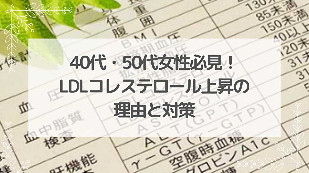 健康診断　コレステロール